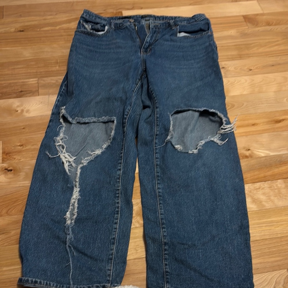 Size 14W Highest Rise Baggy jeans from Wild Fable.